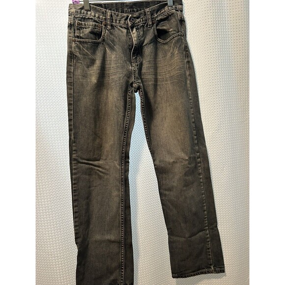 Flypaper Boys Jeans Sz18‎  Denim Straight Leg Embroidered Pockets - Picture 1 of 8